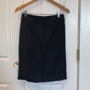 J.Crew Black zip up skirt